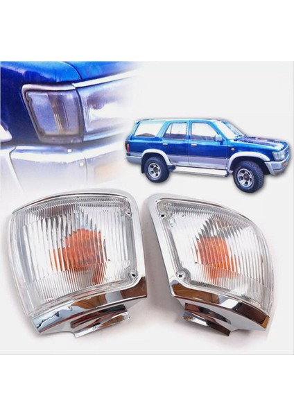 1 Çift Araba Köşe Işıkları Dönüş Sinyalleri Toyota Hilux RN85 1988-1992 81610-89172 81620-89172 (Yurt Dışından) modelleri