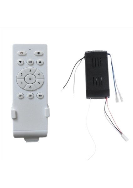 2x Evrensel Tavan Vantilatörü Uzaktan Kumanda Kiti Alçak Gerilim 30W Dc Fan Işığı Sürücü Denetleyici 6 Vitesli ve Zamanlama Uzaktan (Yurt Dışından) fiyatları