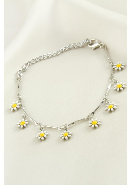 Papatya Mineli Bileklik