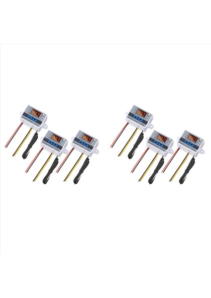 6pcs XH-W3001 Dijital LED Sıcaklık Denetleyici Modülü Dijital Termostat Anahtarı Termostat (12V 10A 120W) (Yurt Dışından)