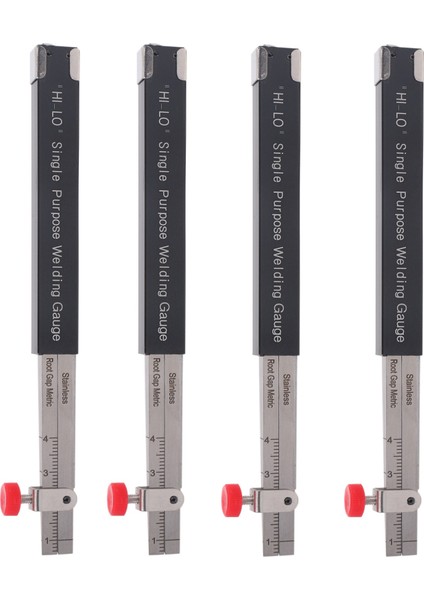 3x Kaynak Teftiş Ölçeği Küçük Lik Göstergesi Hi-Lo Özel Dahili Kaynak Hükümdarı Metrik Boyut N19 (Yurt Dışından)