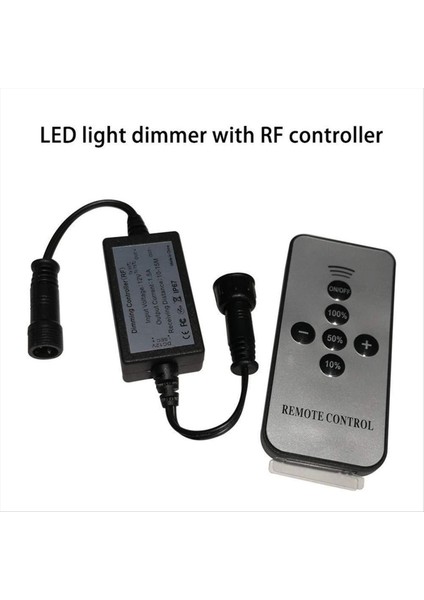 DC5-24V 15W Kablosuz Tek Renkli Dimmer Rf Uzaktan Kumanda Su Geçirmez LED Yeraltı Adım Güverte Işığı (Yurt Dışından) fırsatları