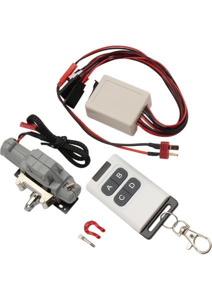 1/10 Araba Modeli Yeni Tırmanma Araba Kurtarma Metal Vinç Çok Fonksiyonlu Uzaktan Kumanda ile 1/10 Rc Paletli Titanyum Renk (Yurt Dışından) modelleri