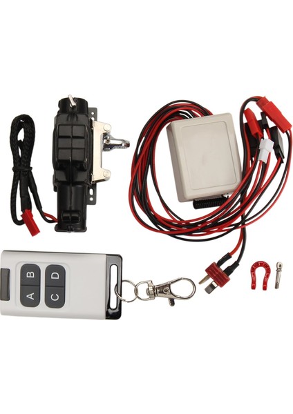 1/10 Araba Modeli Yeni Tırmanma Araba Kurtarma Metal Vinç Çok Fonksiyonlu Uzaktan Kumanda ile 1/10 Rc Paletli Siyah (Yurt Dışından)