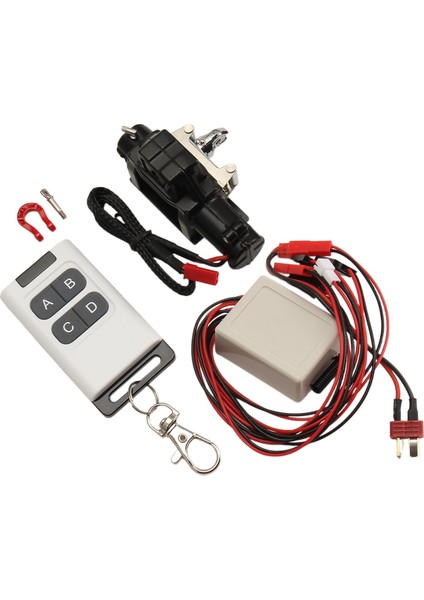 1/10 Araba Modeli Yeni Tırmanma Araba Kurtarma Metal Vinç Çok Fonksiyonlu Uzaktan Kumanda ile 1/10 Rc Paletli Siyah (Yurt Dışından) modelleri