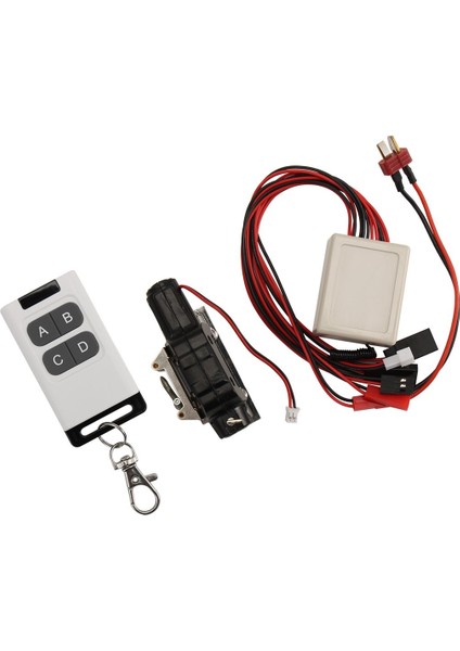 Rc Araba Metal Vinç + Kablosuz Uzaktan Kumanda 1 10 Rc Paletli Kamyon Eksenel SCX10 90046 Trx4 Trx6 Siyah (Yurt Dışından) fiyatları