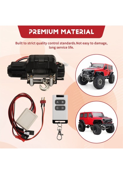 Rc Araba Metal Vinç + Kablosuz Uzaktan Kumanda 1 10 Rc Paletli Kamyon Eksenel SCX10 90046 Trx4 Trx6 Siyah (Yurt Dışından) indirimleri