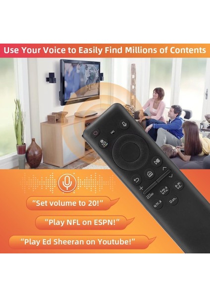 Tüm 2019-2025 Için Samsung Tv Uzaktan Kumandası Için Yedek Ses Kontrolü ile Akıllı Tv Için Samsung Uzaktan Kumanda (Yurt Dışından) fiyatları