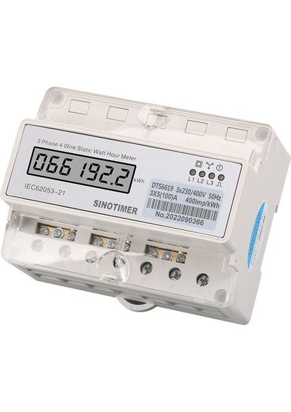Sinotimer Din Ray Üç Faz 4 Teller Elektrik Ölçer Dijital Wattmetre Elektrik Tüketimi Ölçer Kwh 100A Watt Güç Ölçer (Yurt Dışından) fırsatları