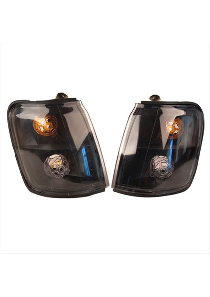 Farlar Mitsubishi Için Köşe Işığı Pajero V31 V32 V32 1992-1996 Dönüş Sinyal Işıkları Araba Göstergesi Değiştirilmiş Füme Siyah (Yurt Dışından)