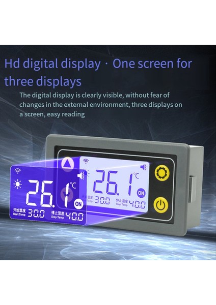 SA10W Wifi Termostat Sıcaklık Denetleyicisi Dijital Ekran Termostat Düşük Sıcaklık Alarm (Yurt Dışından) indirimleri