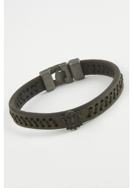 Osmanlı Bayrağı Kaliteli Suni Deri Bileklik