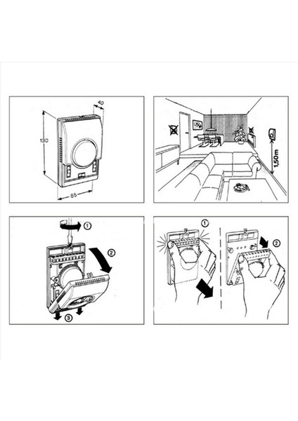 3x MT01 220VAC Oda Mekanik Termostat Kümikan Fan Fan Brol Termostat Sıcaklık Kontrolü (Yurt Dışından) fırsatları