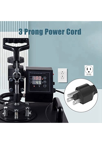 Isı Pres Kontrol Kutusu Değiştirme Dijital Panel Aksesuar Makinesi 1400W Sıcaklık Denetleyicisi 110V Us Fişi (Yurt Dışından) modelleri