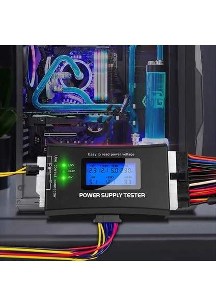 Atx Güç Algılama Aracı Bilgisayar Ana Bilgisayar Güç Test Cihazı Taşınabilir Metal Kabuk LCD Ekran Kılıfı Güç Test Cihazı (Yurt Dışından) indirimleri