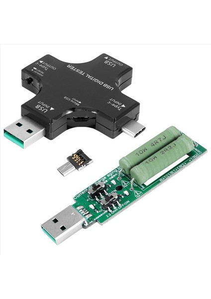 USB C Test Cihazı 1 Aradan 1 Tip C USB Test Cihazı Renk Ekran IPS Dijital Multimetre Voltaj Akım Güç Sıcaklık Yükleyici ile (Yurt Dışından) modelleri