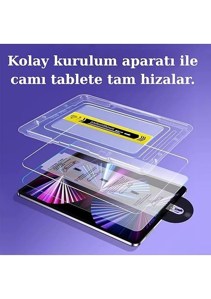 Air 5/4 10.9 Inç, Model 2022/2020 Uyumlu Kolay Kurulumlu Temperli Cam Ekran Koruyucu Kırılmaz Cam Korumalı Gönderim (Ipad Air 4./5. Nesil 10.9" 2020/2022) fiyatları