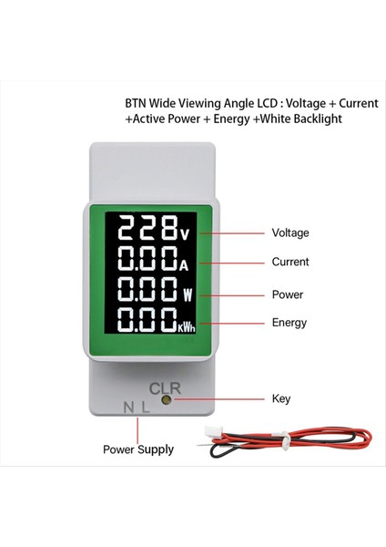 4in1 Din Ray Ac Monitörü AC50-300V 100A Voltaj Akım Watt Kwh Güç Dijital Enerji Ölçer Voltmetre Ammetre Wattmetre (Yurt Dışından) fiyatları