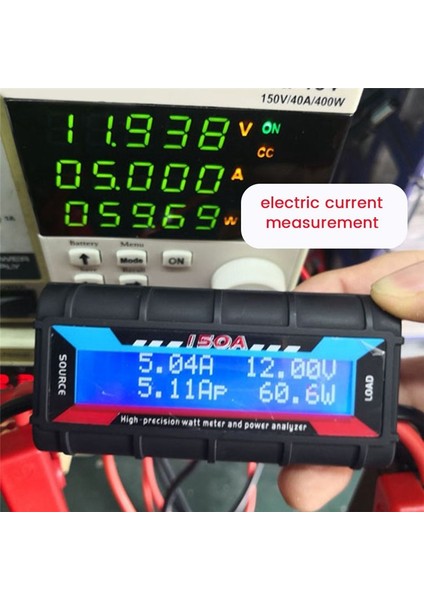 150A Hassas Watt Metre Güç Analizörü Arka Işık LCD Wattmetre 150A Power Metre Analiz Enstrümanı (Yurt Dışından) indirimleri