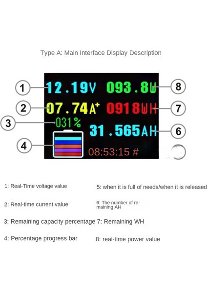 VAH9810F 2 4 Inçlik Voltaj Ölçer+Voltaj Koleksiyoncusu+Kasa Coulometre Kapasite Güç Monitörü 100A Elektrik Motosiklet/rv Için (Yurt Dışından) fırsatları