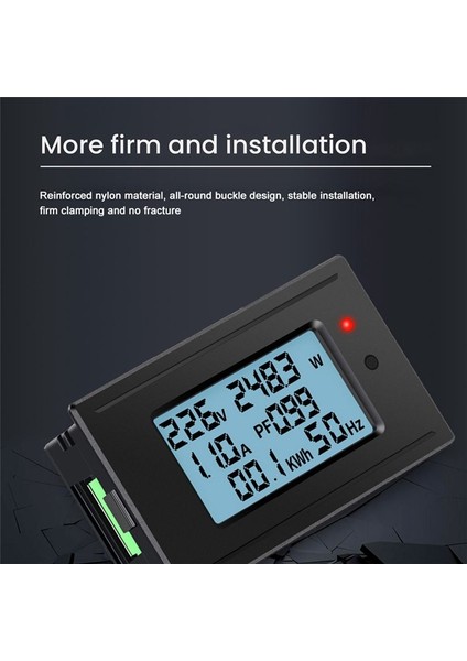 Dc Power Monitor Çok Function Metre Voltajı DC200V Akım 100A Güç Ölçer Alarm Çıkışı (Yurt Dışından) fiyatları