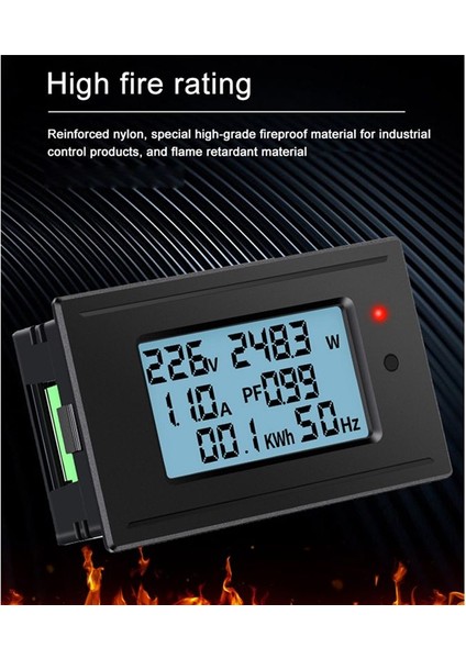 Dc Power Monitor Çok Function Metre Voltajı DC200V Akım 100A Güç Ölçer Alarm Çıkışı (Yurt Dışından) modelleri