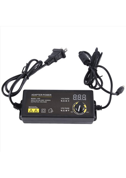 60W 3-36V U&#39 La Ayarlanabilir Evrensel Uygun Ekranlı Çok Fonksiyonlu Taşınabilir Voltaj Adaptörü (Yurt Dışından) fiyatları