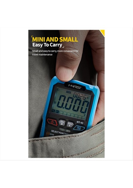 Fnirsi Mt-40 Akıllı Multimetre Elektrikçi Özel Hassas Dijital Multimetre Tam Otomatik Sesli (Yurt Dışından) modelleri