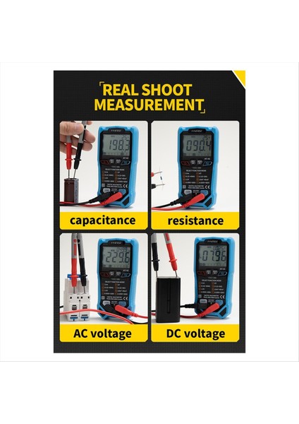 Fnirsi Mt-40 Akıllı Multimetre Elektrikçi Özel Hassas Dijital Multimetre Tam Otomatik Sesli (Yurt Dışından) indirimleri
