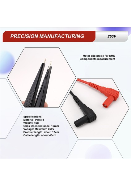 Smd Yonga Test Klipsi Kurşun Probu Multimetre Cımbız Kapasitör Direnci (Yurt Dışından) indirimleri