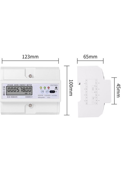 Sinotimer DDS578R Üç Fazlı Sıvı Kristal Ekran Ana Sayfa 380V Ray Tipi Watt Saat Metre 7p Watt Saat Metre (Yurt Dışından) fırsatları