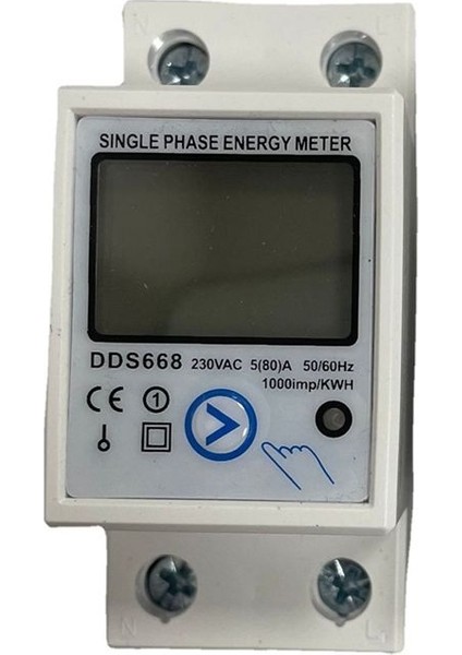 Dın Rada Dijital Tek Faz Sıfırlama Sıfır Enerji Ölçer Kwh Voltaj Akım Güç Tüketimi Ölçer Wattmetre 230V Ac (Yurt Dışından) fiyatları