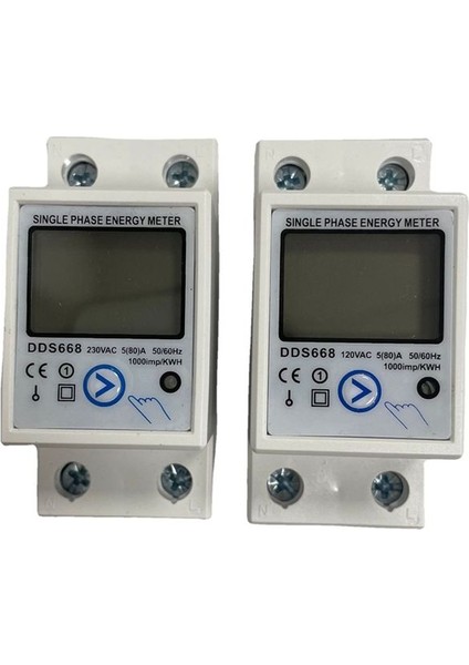 Dın Rada Dijital Tek Faz Sıfırlama Sıfır Enerji Ölçer Kwh Voltaj Akım Güç Tüketimi Ölçer Wattmetre 230V Ac (Yurt Dışından) fırsatları
