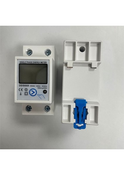 Dın Rada Dijital Tek Faz Sıfırlama Sıfır Enerji Ölçer Kwh Voltaj Akım Güç Tüketimi Ölçer Wattmetre 230V Ac (Yurt Dışından) indirimleri