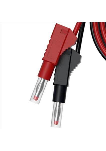 8pcs Çok Metre Test Kurşunları Kablo Jumper Tel Hattı Güvenliği 4mm Muz Fiş Geri Çekilebilir Test Aracı Kırmızı Siyah (Yurt Dışından) modelleri