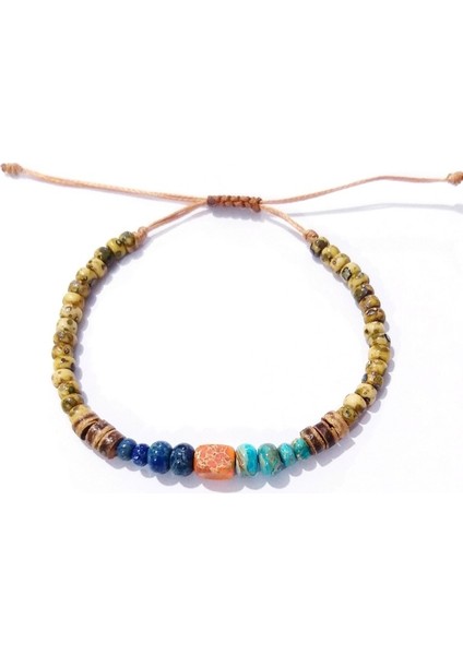 Varisit Doğaltaşlı Miyuki Round Boncuklu ve Ağaç Boncuklu Unisex Bileklik fırsatları
