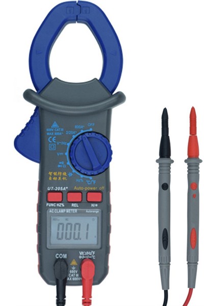 UT205 Akıllı Anti-Yanan Dijital Ac Seter Oto Onarım Kelepçesi Metre Çok Fonksiyonlu Elektrikçi Multimetre (Yurt Dışından)