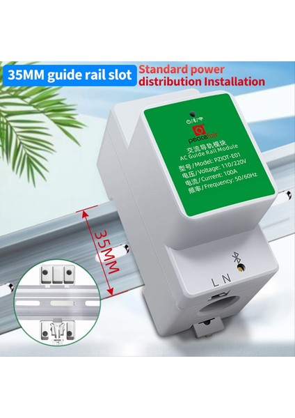 Peacefair Taa Enerji Ölçer Tek Fazlı Ac Din Ray Modülü Wifi Akıllı Kwh Güç Tüketim Ölçer Watt Metre Voltmetre Ampermetre (Yurt Dışından) indirimleri