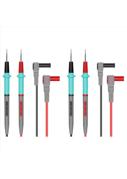 2x Multimetre Testi Silikon Çizgi 1000V 20A Iğne-Tip Prob Test Multimetre Kablosu (Yurt Dışından) fiyatları
