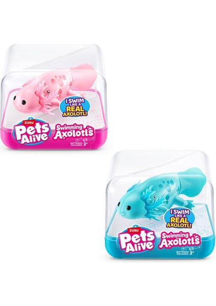 PEL09000 Pets Alive Yüzen Axolotl