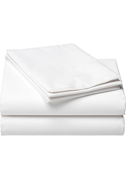 Turca Ranforce Çift Kişilik Çarşaf Seti 240X260 cm Beyaz AT9140