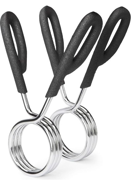 Ağırlık Çubuğu ve Halter Kolları Için Halter Aksesuarı Yaylı Klips Yaka, Çift Olarak Satılır
