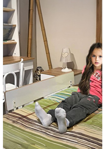 Ahşap Yatak Bariyeri 80X30 cm Güvenli Kullanım Özelliği ile Çocuklar İçin modelleri