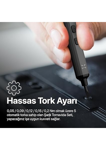 Smart Hassas Şarjlı Tornavida Vidalama Seti 68 Parça X6832 indirimleri