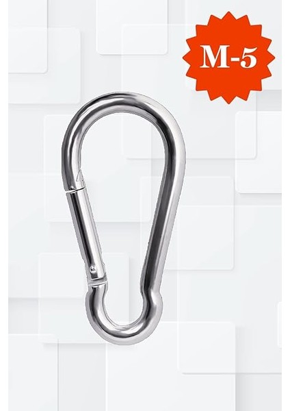 Karabina Çinko Kaplama Ile Işlenmiş 316 Paslanmaz Çelik 50X25X5 mm (10 Adet) fiyatları