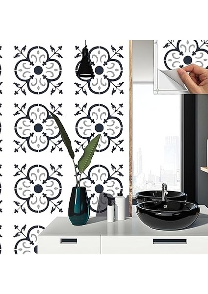 Kendinden Yapışkanlı Solo Fas Desenli Pvc Karo 30X30 cm (11 Adet / 1 M²) fırsatları