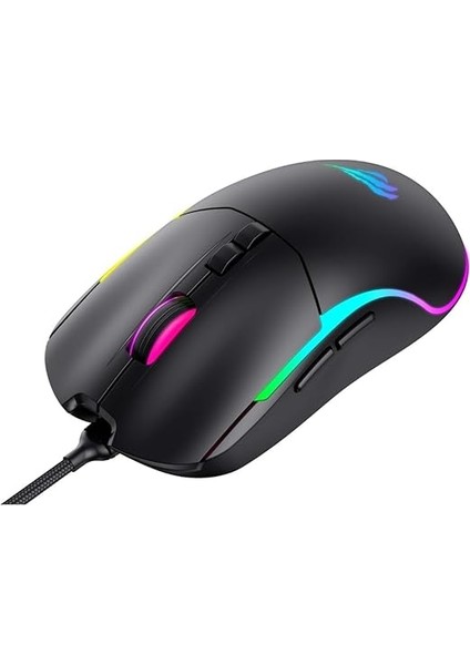Gamenote MS1020S Rgb Işıklı Programlanabilir Gaming Mouse - 7 Tuş | 7200 Dpı - Siyah fırsatları