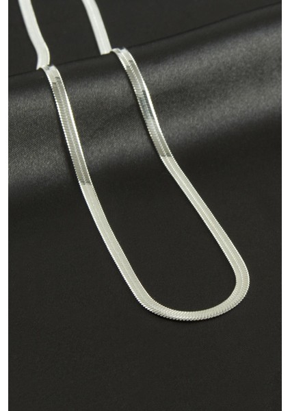 Italyan Zincir Çelik Kolye 45 cm