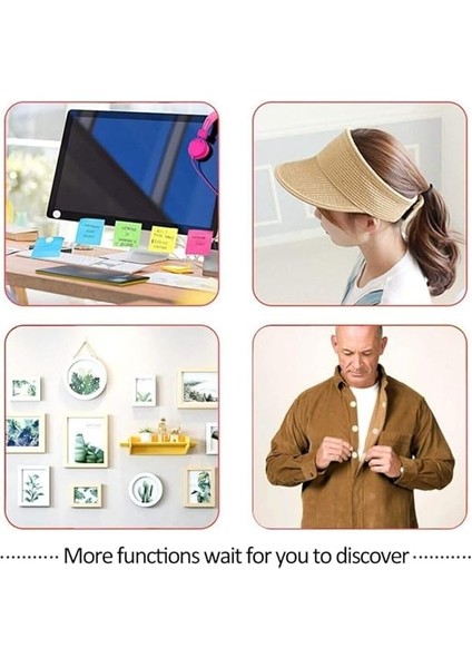 Magnet 100 Adet Arkası Yapışkanlı Siyah Yuvarlak Cırt Cırtlı Bant, Kaliteli Cırt Bant, Çap 1cm fırsatları