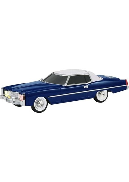 Kablosuz Hoparlör Bluetooth 1966 Cadillac Görünümlü Bluetooth Klasik Araba Hoparlör ve Fm Radyo Ofis Ev Için USB Sd Aux Girişli Kablosuz Speaker WS-1966 (Lacivert)